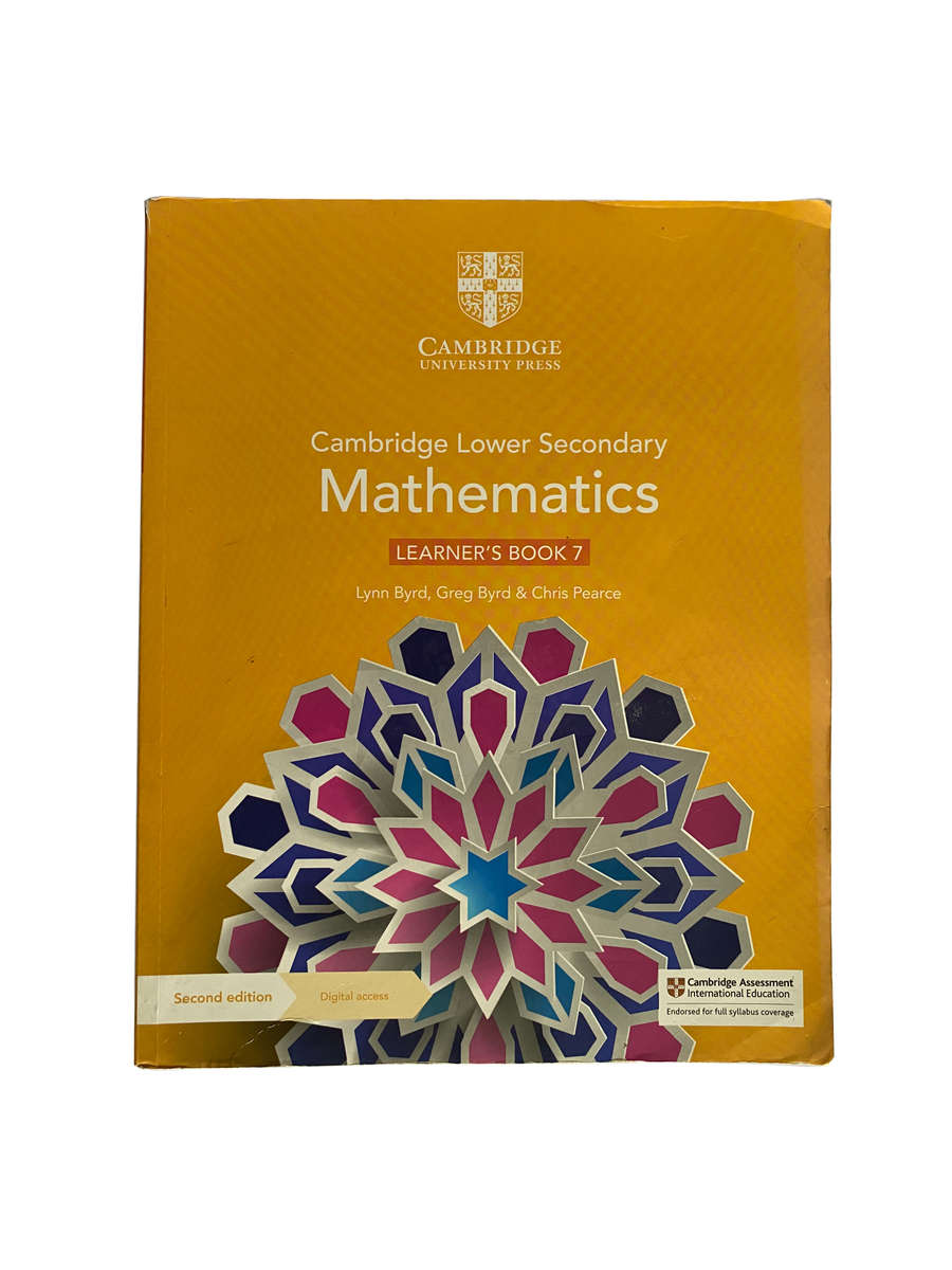 Cambridge Lower Secondary Mathematics Learner's Book 7 with Digital Access (1 Year)