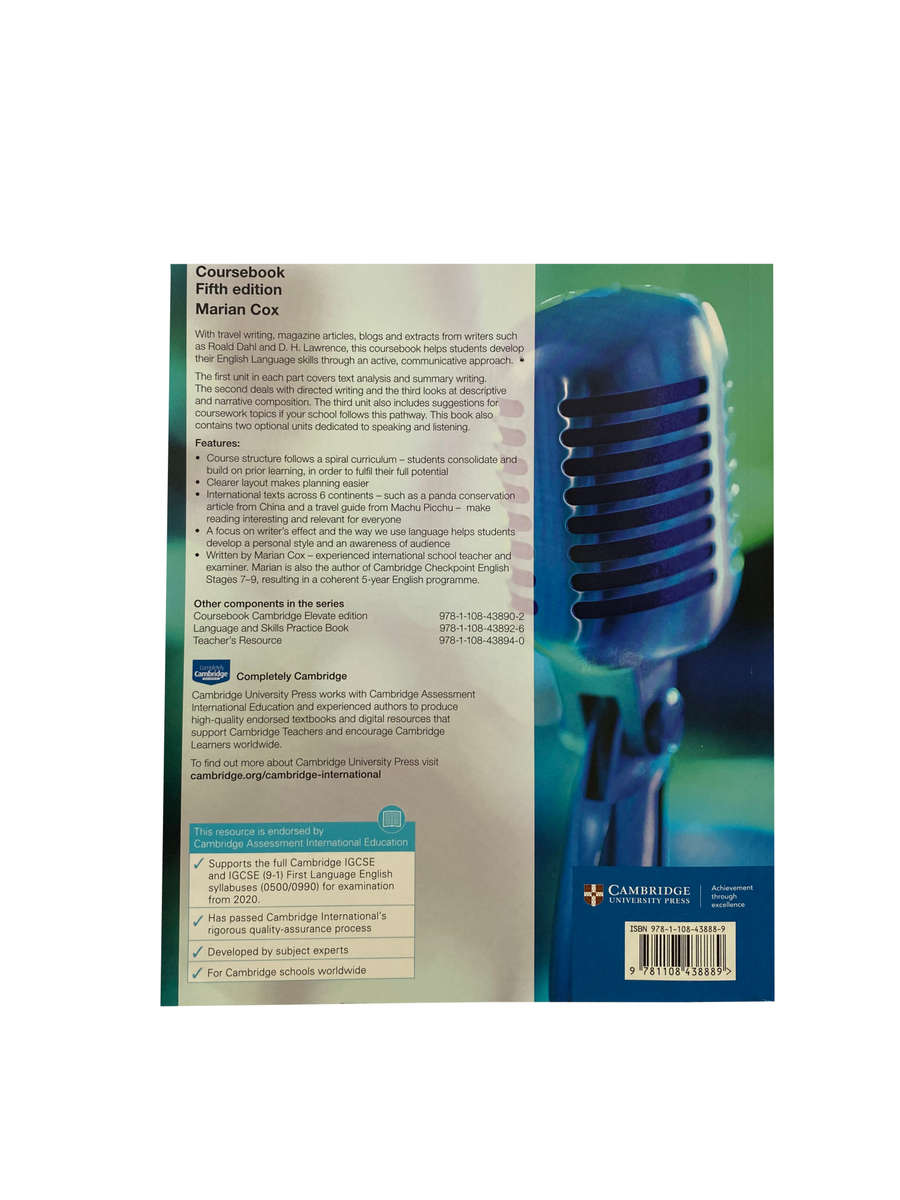 Cambridge IGCSE First Language English Coursebook