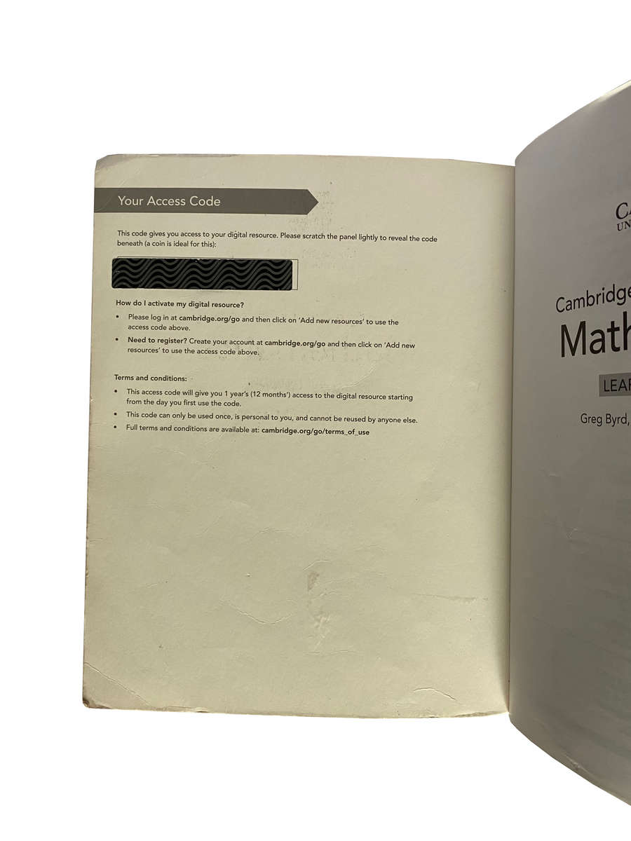 Cambridge Lower Secondary Mathematics Learner's Book 7 with Digital Access (1 Year)