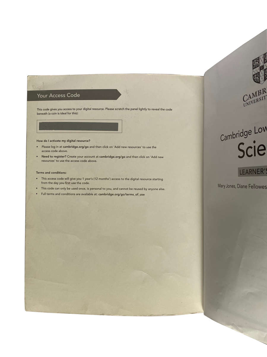 Cambridge Lower Secondary Science Learner's Book 7 with Digital Access (1 Year)