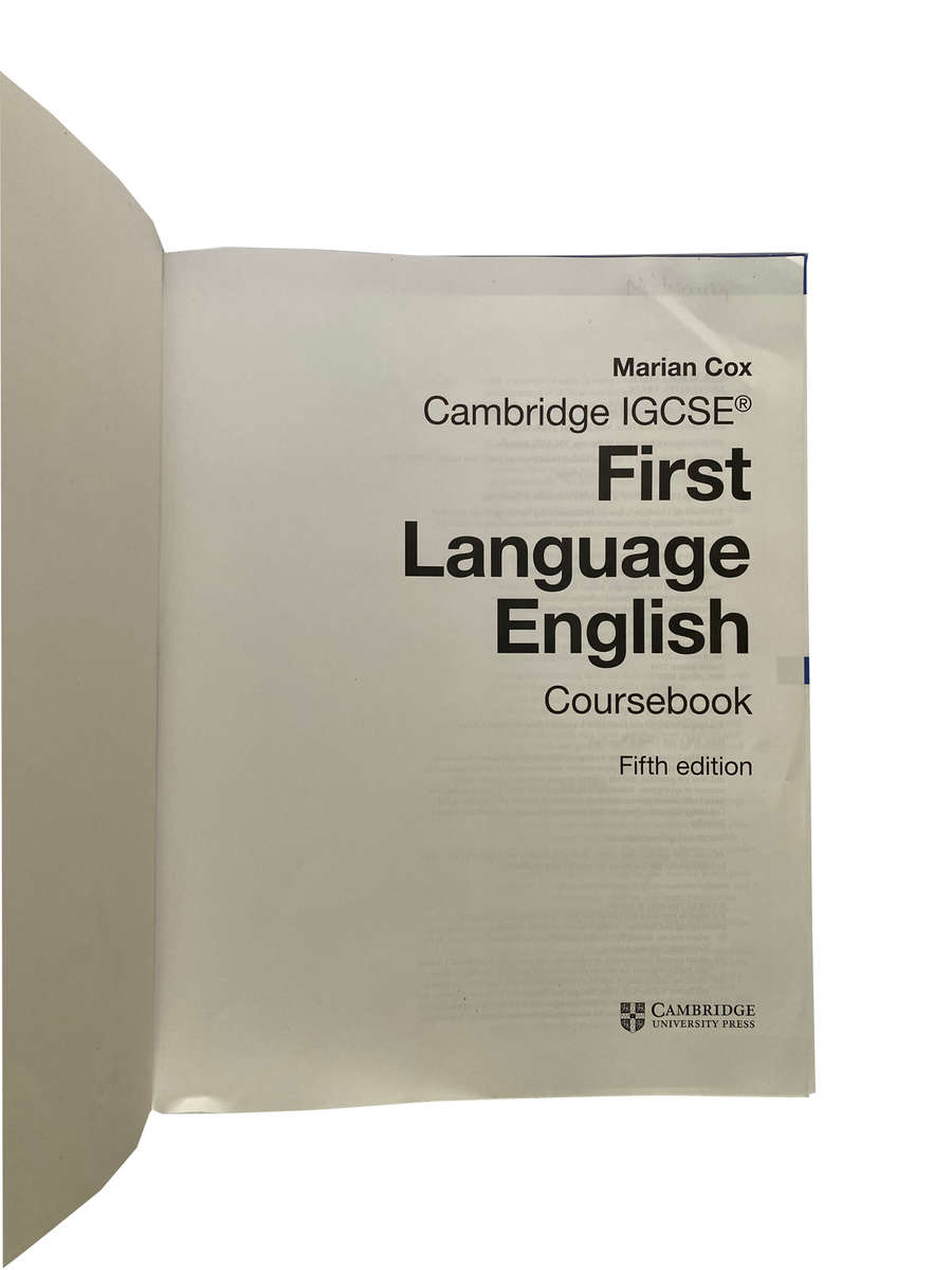 Cambridge IGCSE First Language English Coursebook