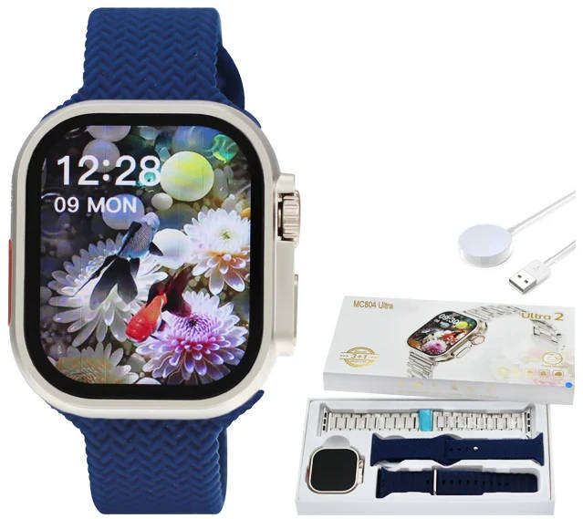 Nineveh Unisex SmartWatch Android/IOS (408CM) - Ultra Smart Watch Gift Set with extra Bracelet Strap