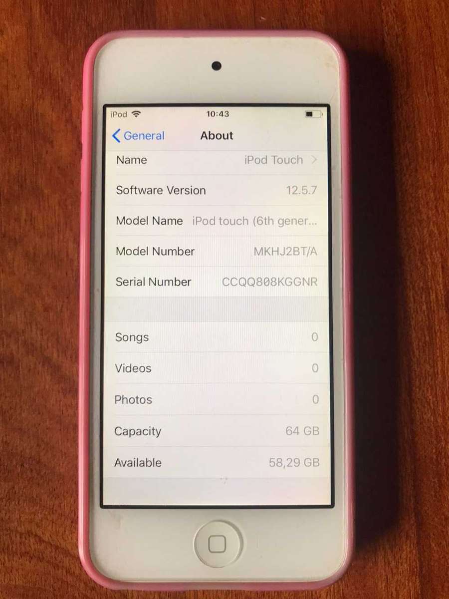Apple iPod Touch 64GB (No charger)