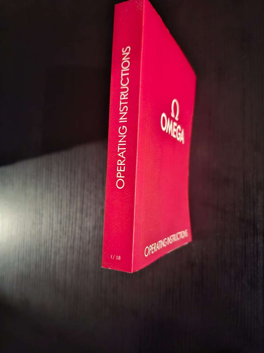 Omega Watch Instructions Manual Booklet All Models & Languages 1/18