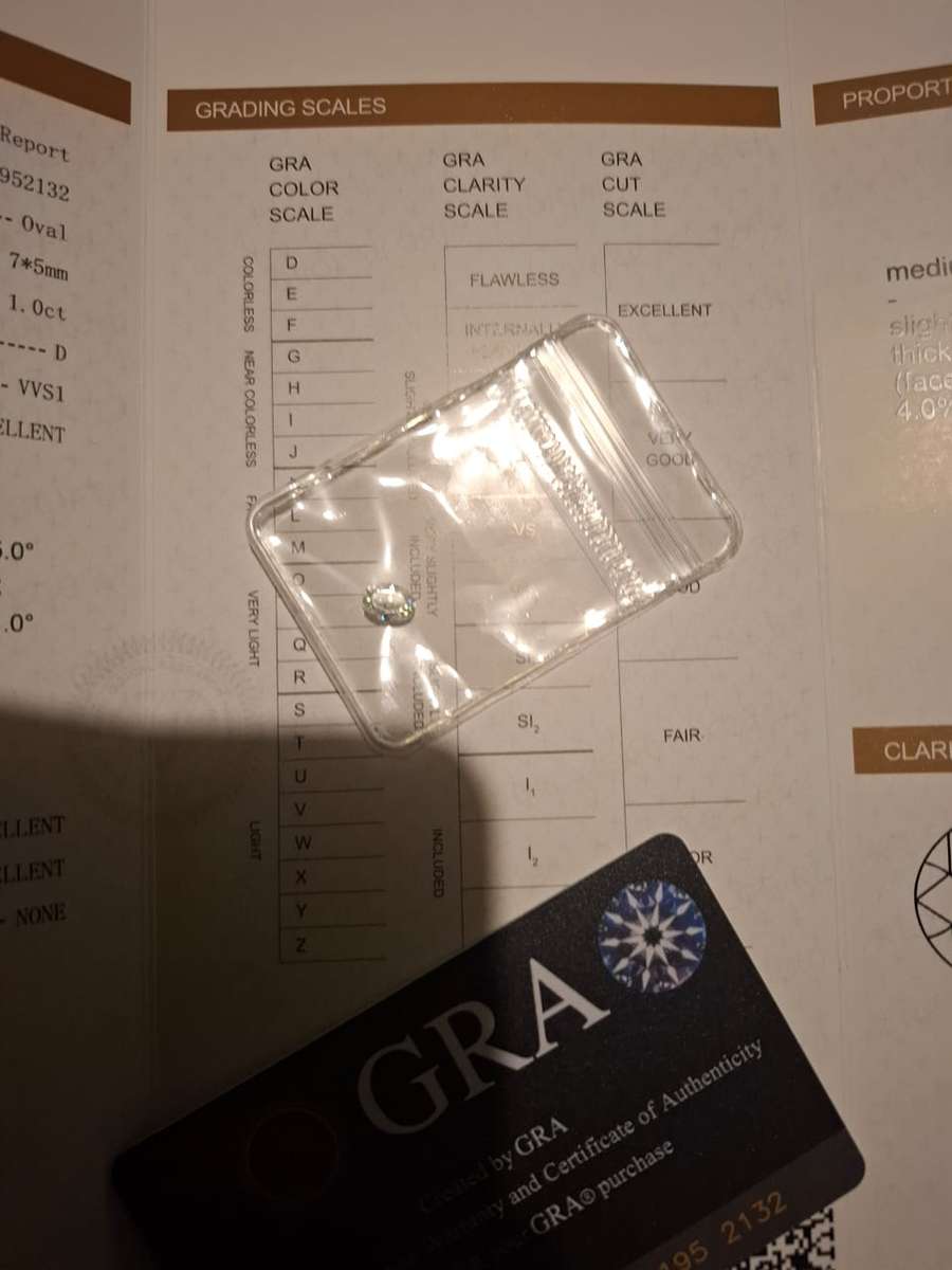 1ct D White Colour Forever Classic Loose Moissanite Oval Cut Real Gem Stone With Certificate VVS1