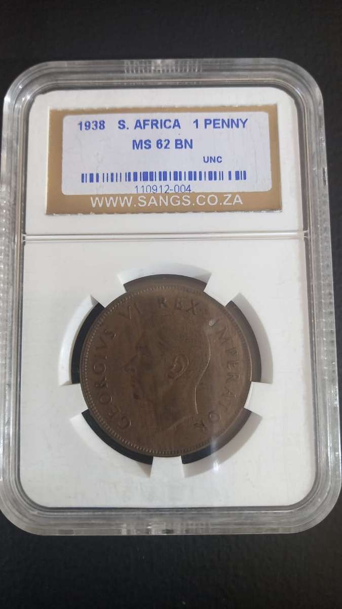 1938 South African 1 Penny