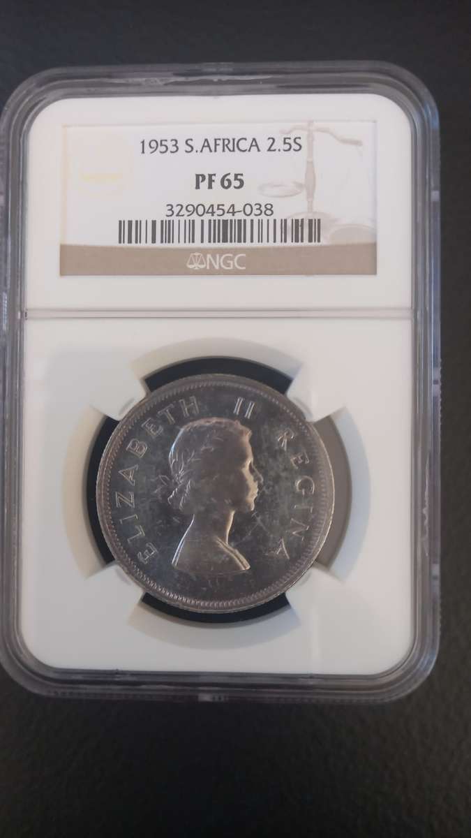 1953 South Africa 2.5 Shilling