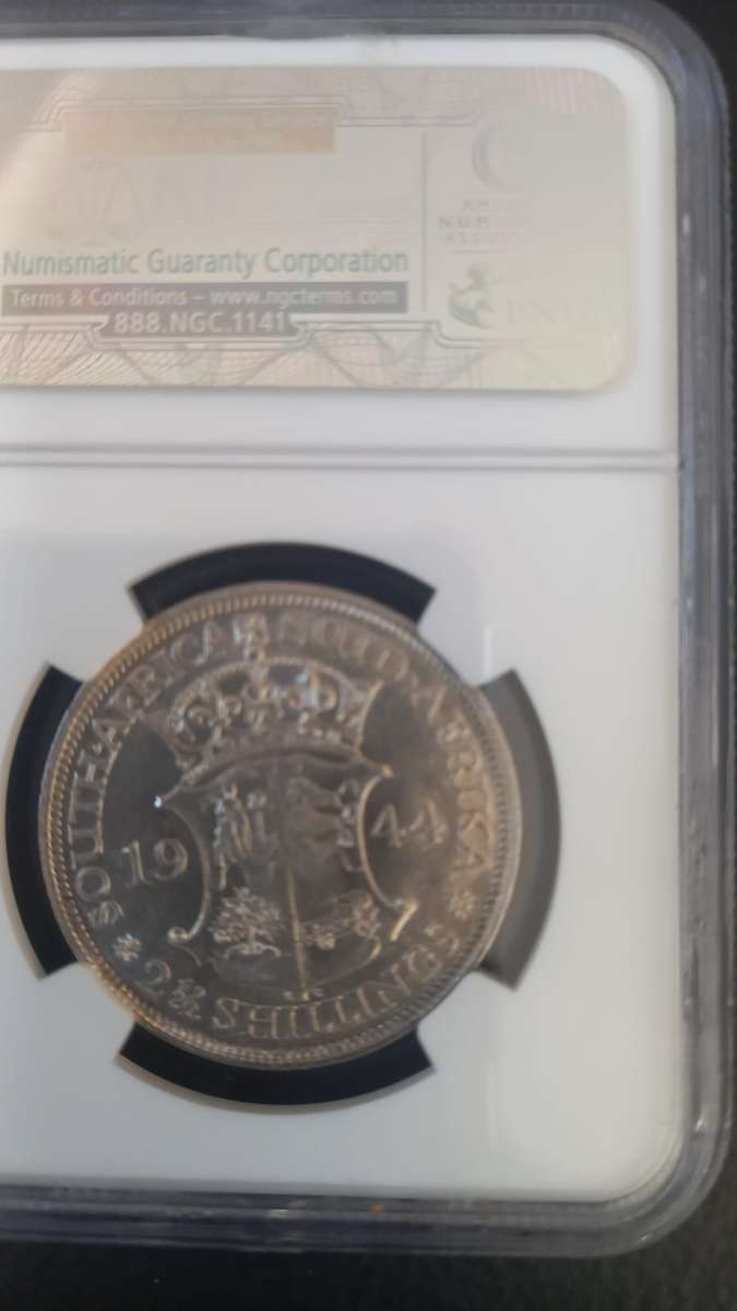 1944 South African 2.5 Shilling