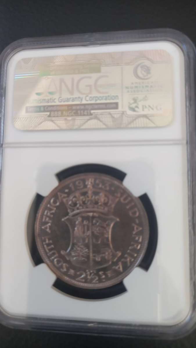 1953 South Africa 2.5 Shilling