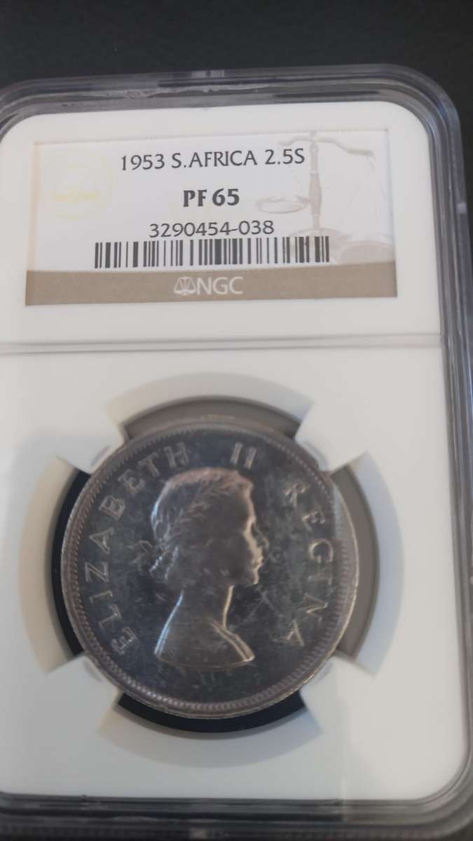 1953 South Africa 2.5 Shilling