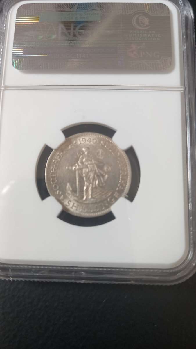 1940 South Afric 1 shilling AU55