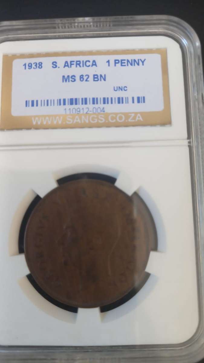 1938 South African 1 Penny