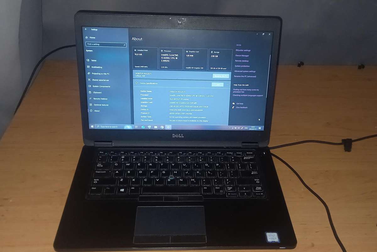 Dell Latitude 5480 i5/16GB/240GB SSD