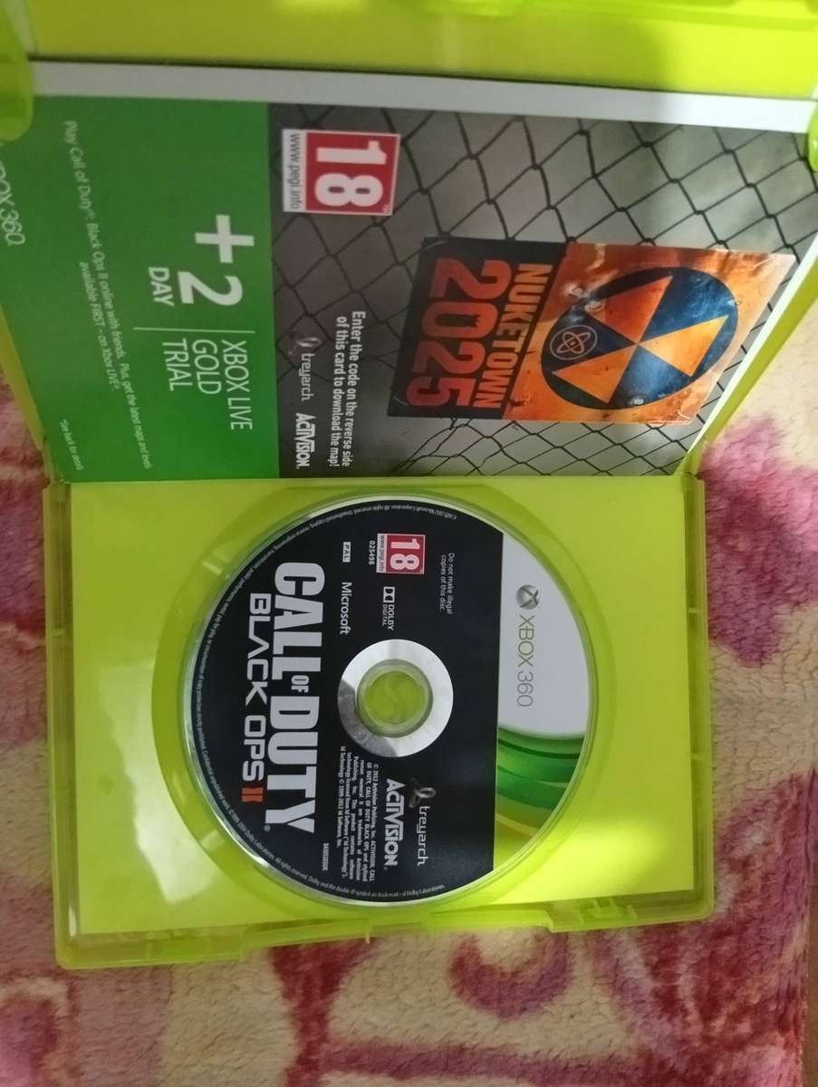 Xbox 360 call of duty black ops 2