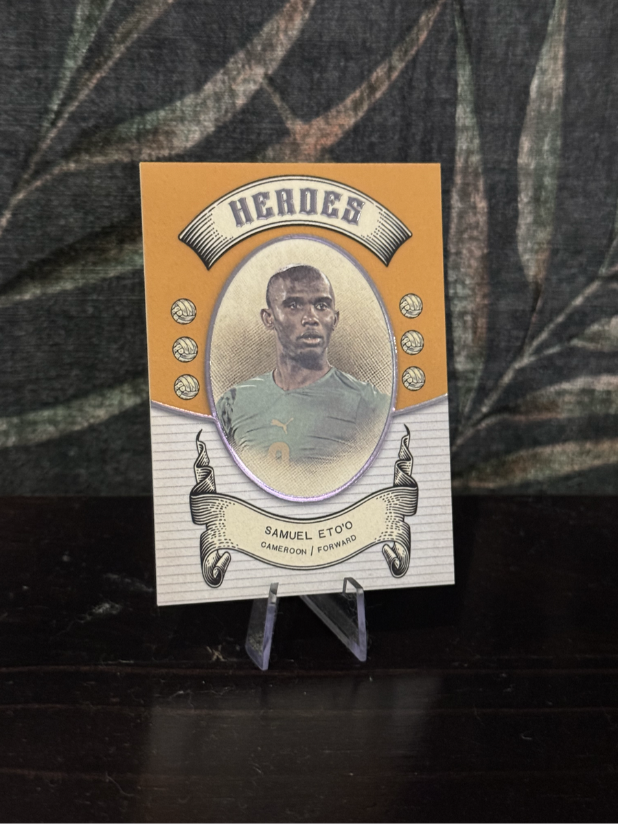 2024 Futera - Samuel Etoo Heroes 5/5 - Cameroon (only 5 in the world)