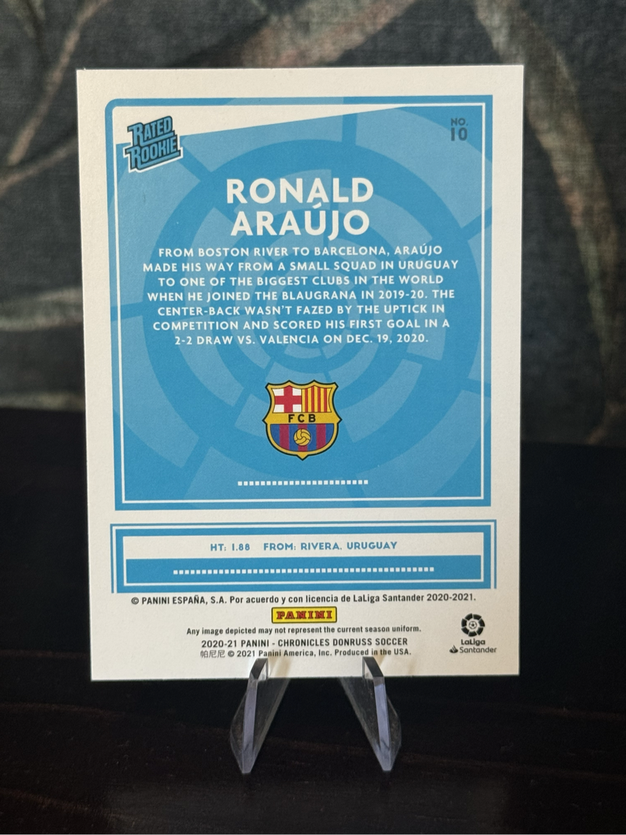 2020-21 Panini Chronicles - Ronald Araujo Rated Rookies - Barcelona