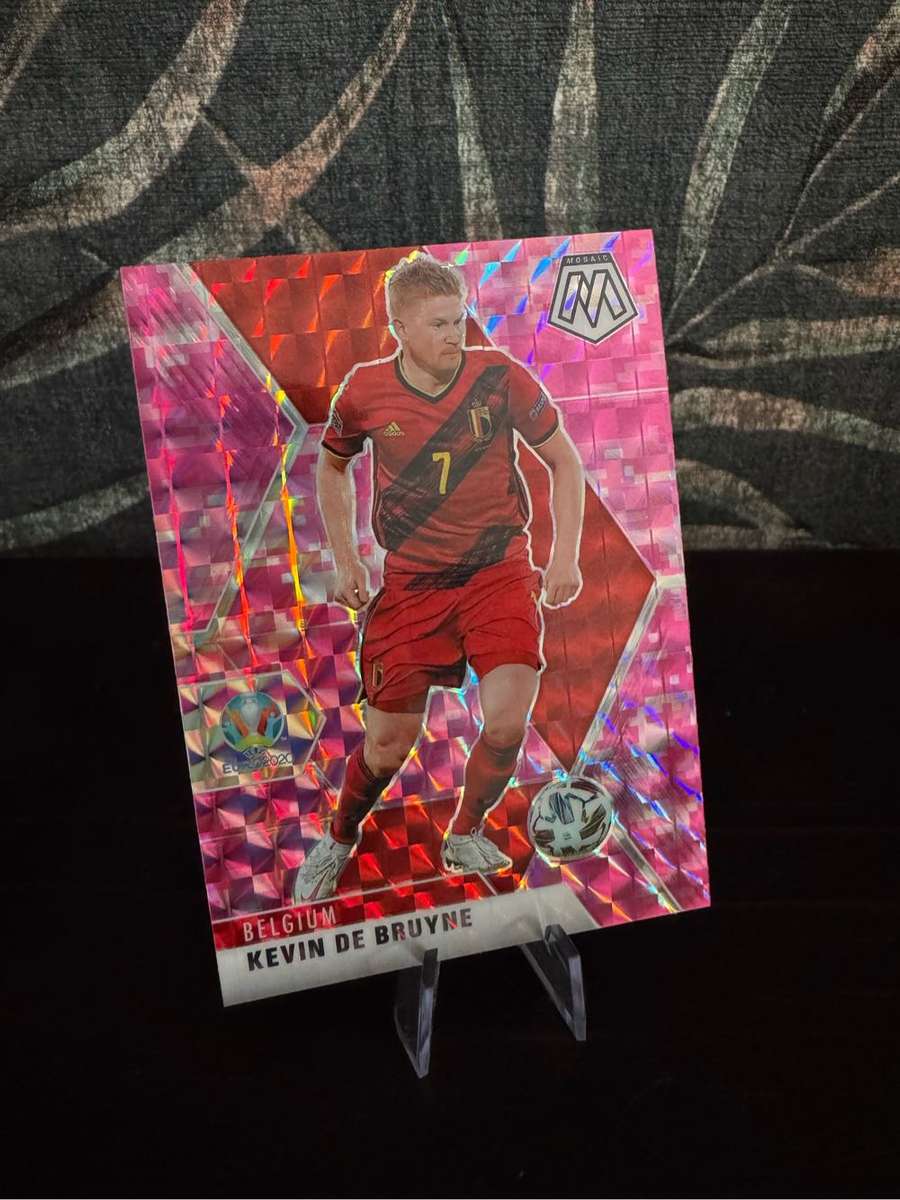 2020-21 Panini Mosaic UEFA - Kevin De Bruyne - Pink Camo Prizm Belgium #16