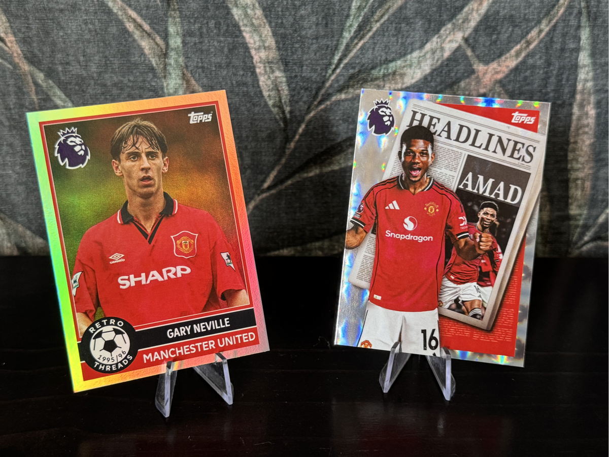 2025-26 Topps EPL - Manchester United x 2 (Gary Neville & Amad)
