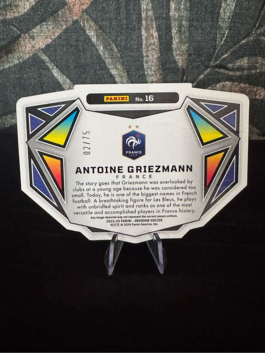 2023-24 Panini Obsidian - Antoine Griezmann - Vitreous Die Cut 02/75