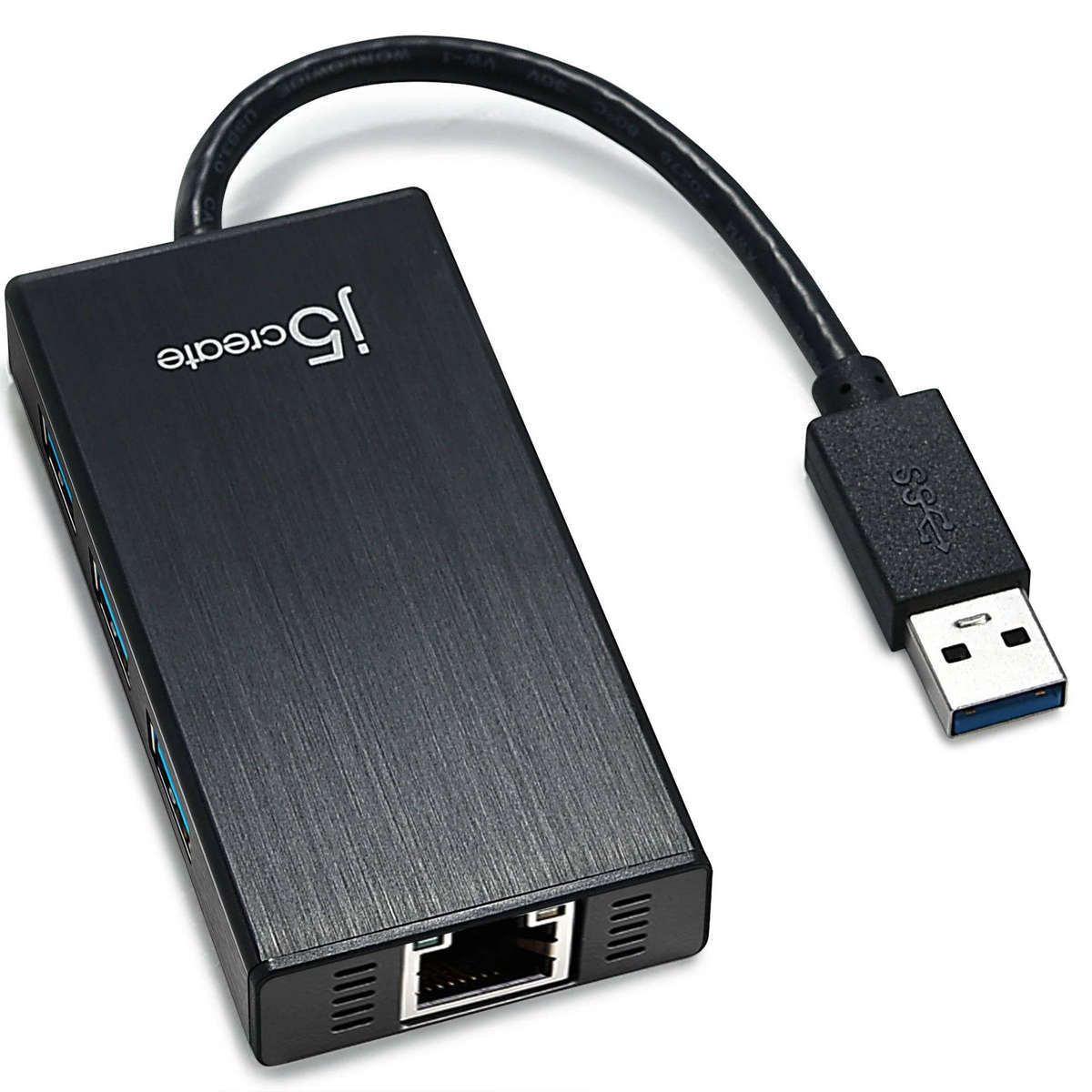 j5create 3-Port USB 3.1 Gen 1 Multi-Adapter Hub with Ethernet Port
