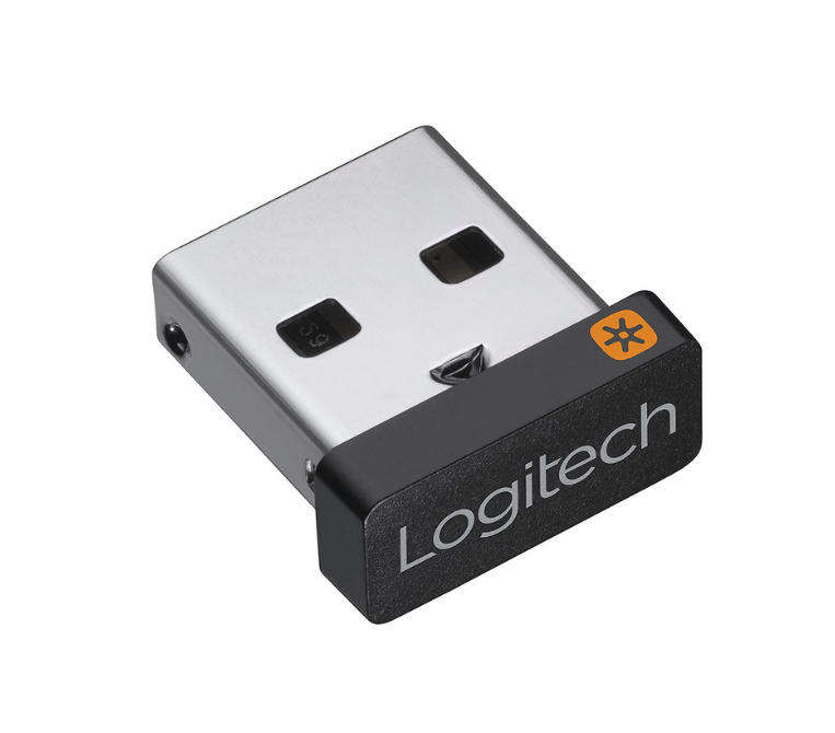 Logitech USB Unifying Receiver, 2.4 GHz Wireless Technology