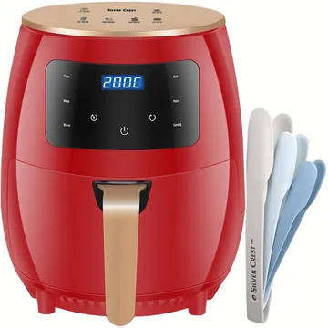6L silver crest red airfryer