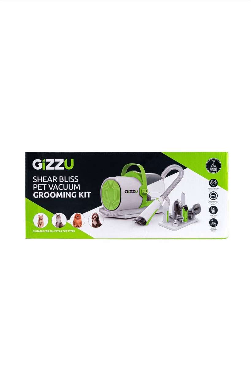 Gizzu Shear Bliss Pet Vacuum Grooming Kit