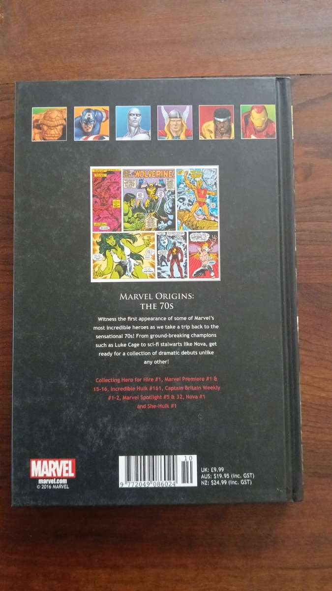 Marvel The ultimate graphic novels collection Marvel Origins The 70s classic XVIII