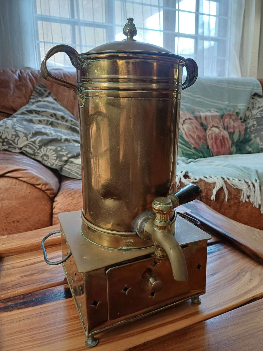 Antique copper filter coffee maker/Old Cape Coffee Konfoor