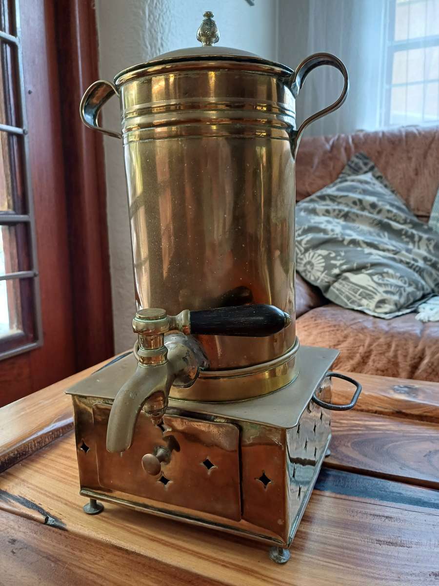Antique copper filter coffee maker/Old Cape Coffee Konfoor