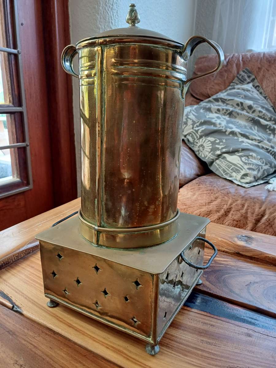 Antique copper filter coffee maker/Old Cape Coffee Konfoor