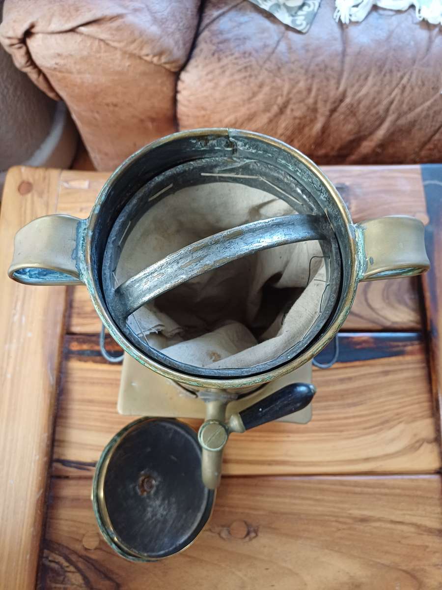 Antique copper filter coffee maker/Old Cape Coffee Konfoor