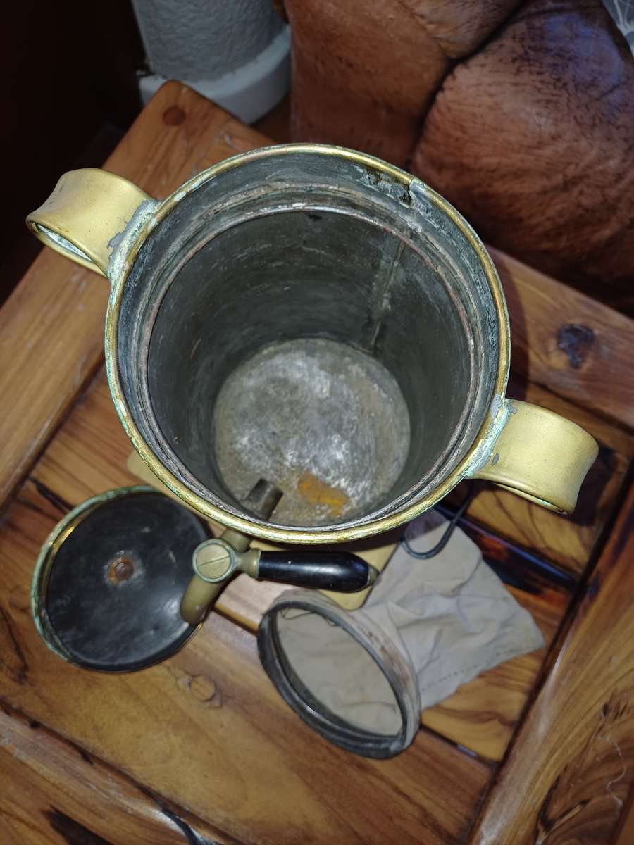 Antique copper filter coffee maker/Old Cape Coffee Konfoor