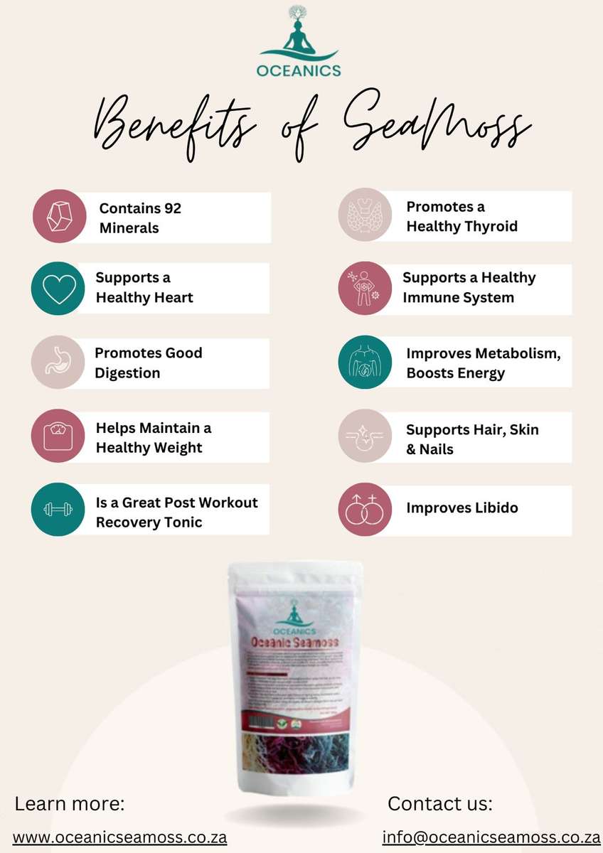 Organic Sea Moss 100 Gram Pouch