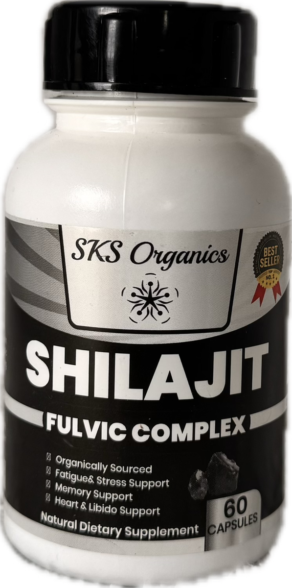 Organic Shilajit Capsules - 60 Capsules