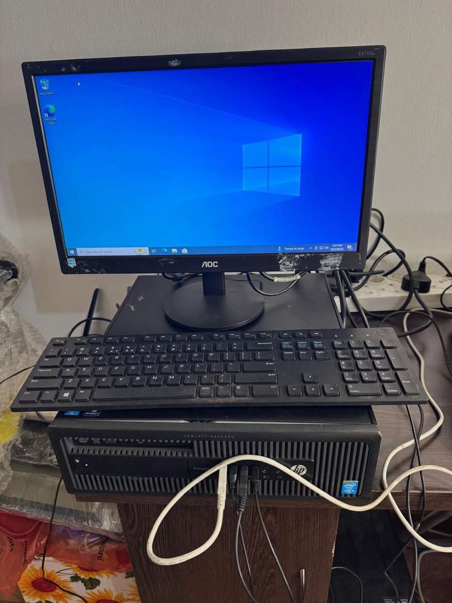 HP EliteDesk 880 G1 (Complete Desktop + Printer)