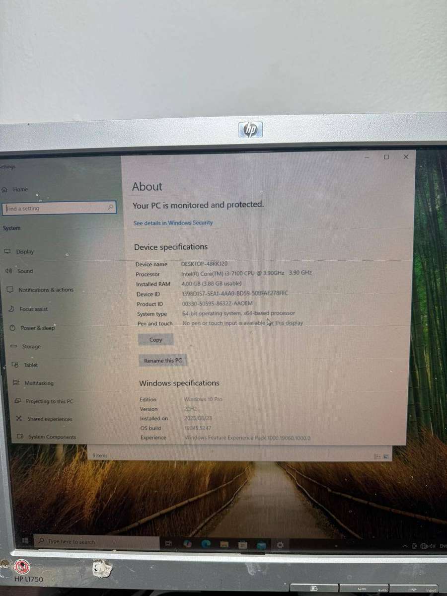 HP 290 G1 Desktop Bundle