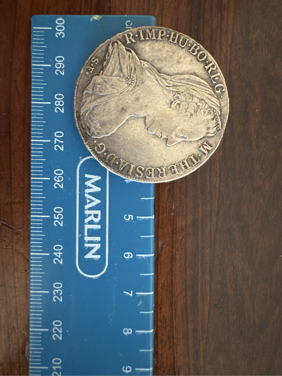 Maria Theresa Thaler silver coin SF