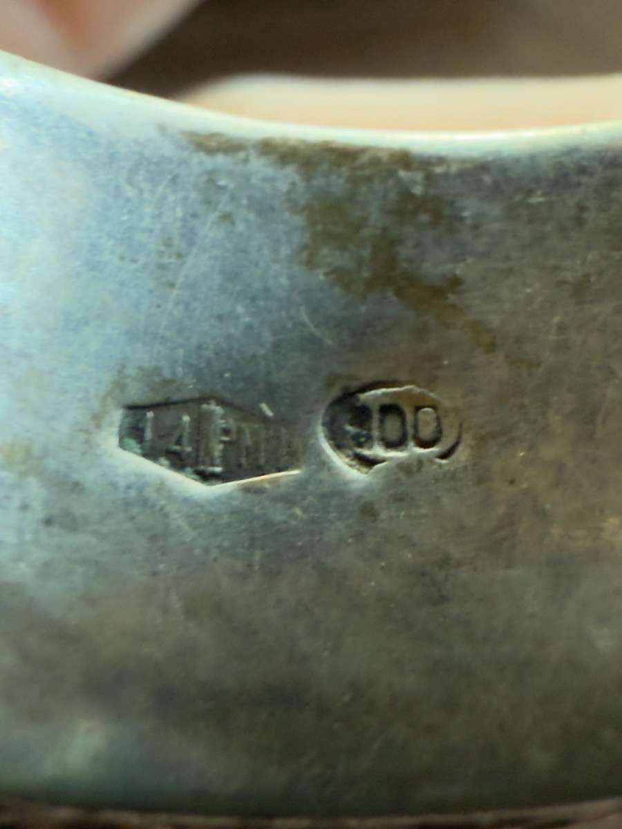 Silver ring - Lion Of Judah Handcrafted, 90 % silver 7 Grams total. 21 mm inside diameter