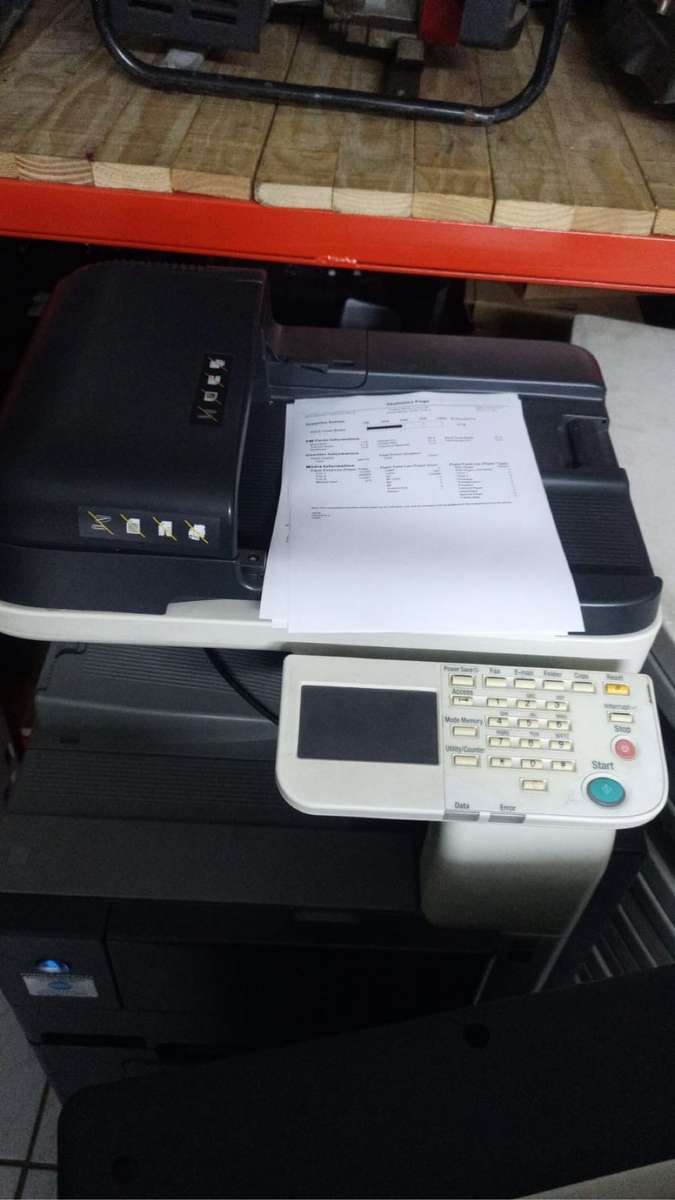 Konica Minotla bizhub36 printer