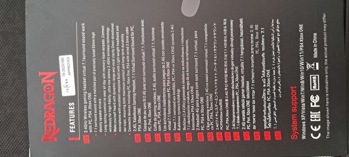 Redragon ZEUS PRO 7.1 Wireless Gaming Headset