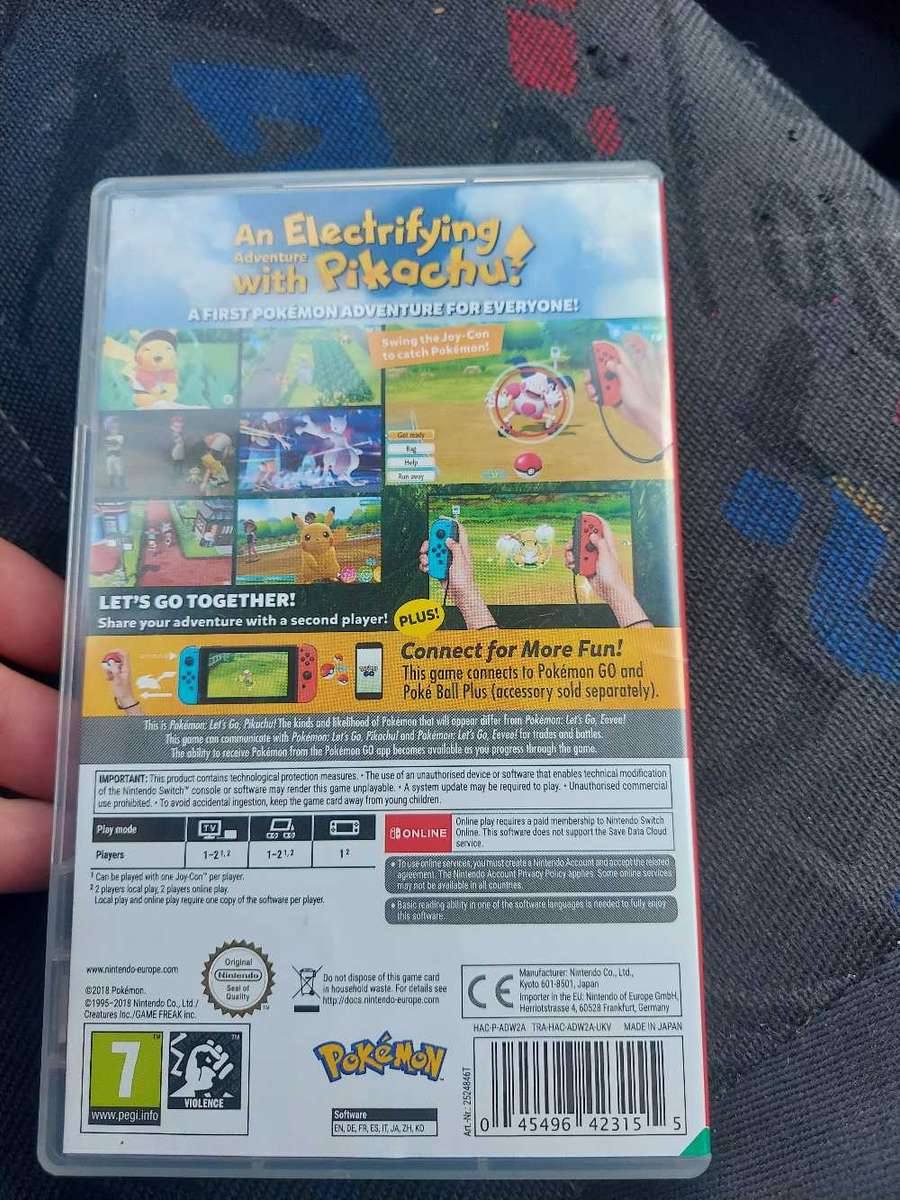 Nintendo Switch - Pokémon Let's Go Pikachu