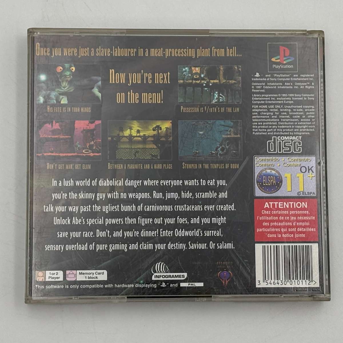 Oddworld: Abe's Oddysee (PS1)