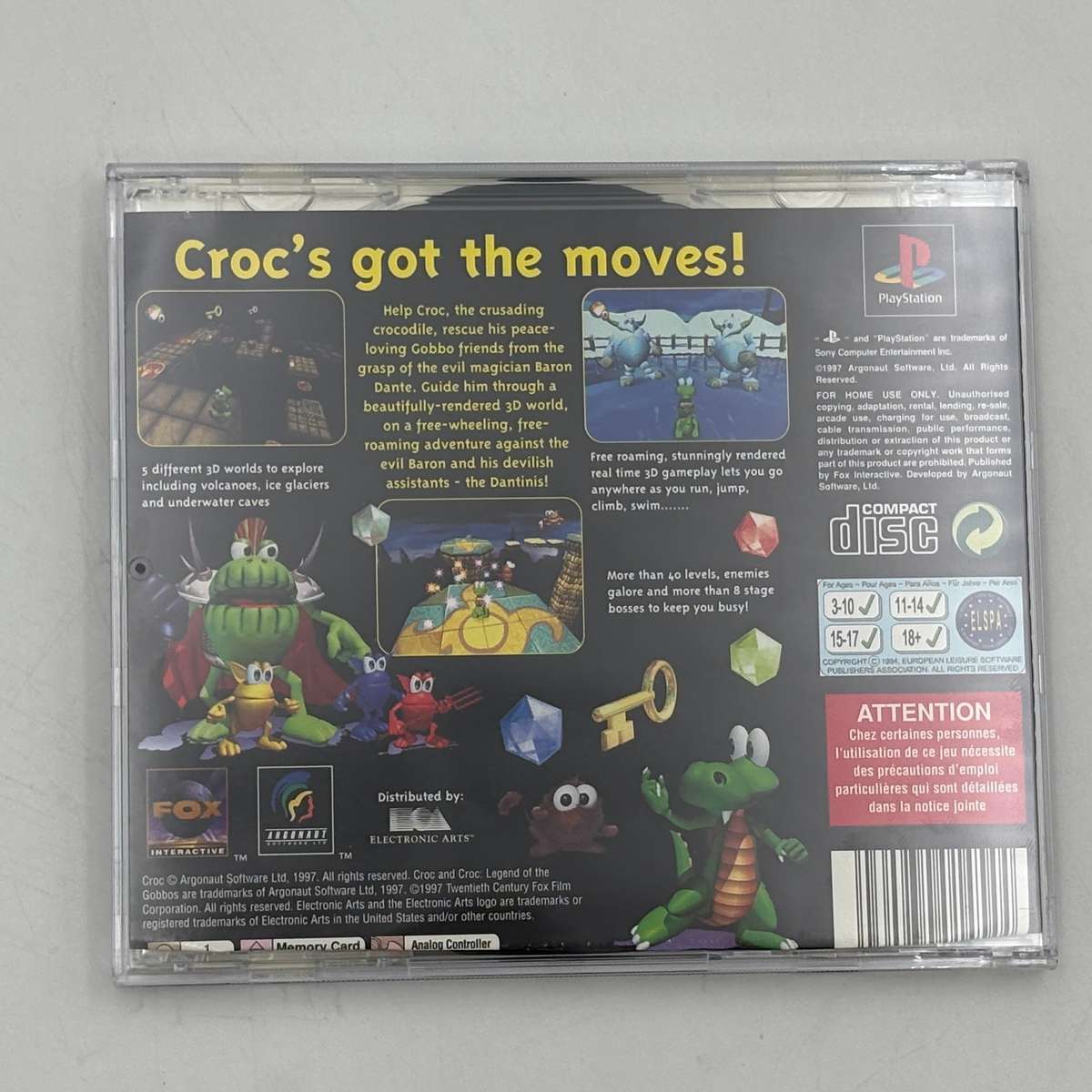 Croc: Legend Of the Gobbos (PS1)