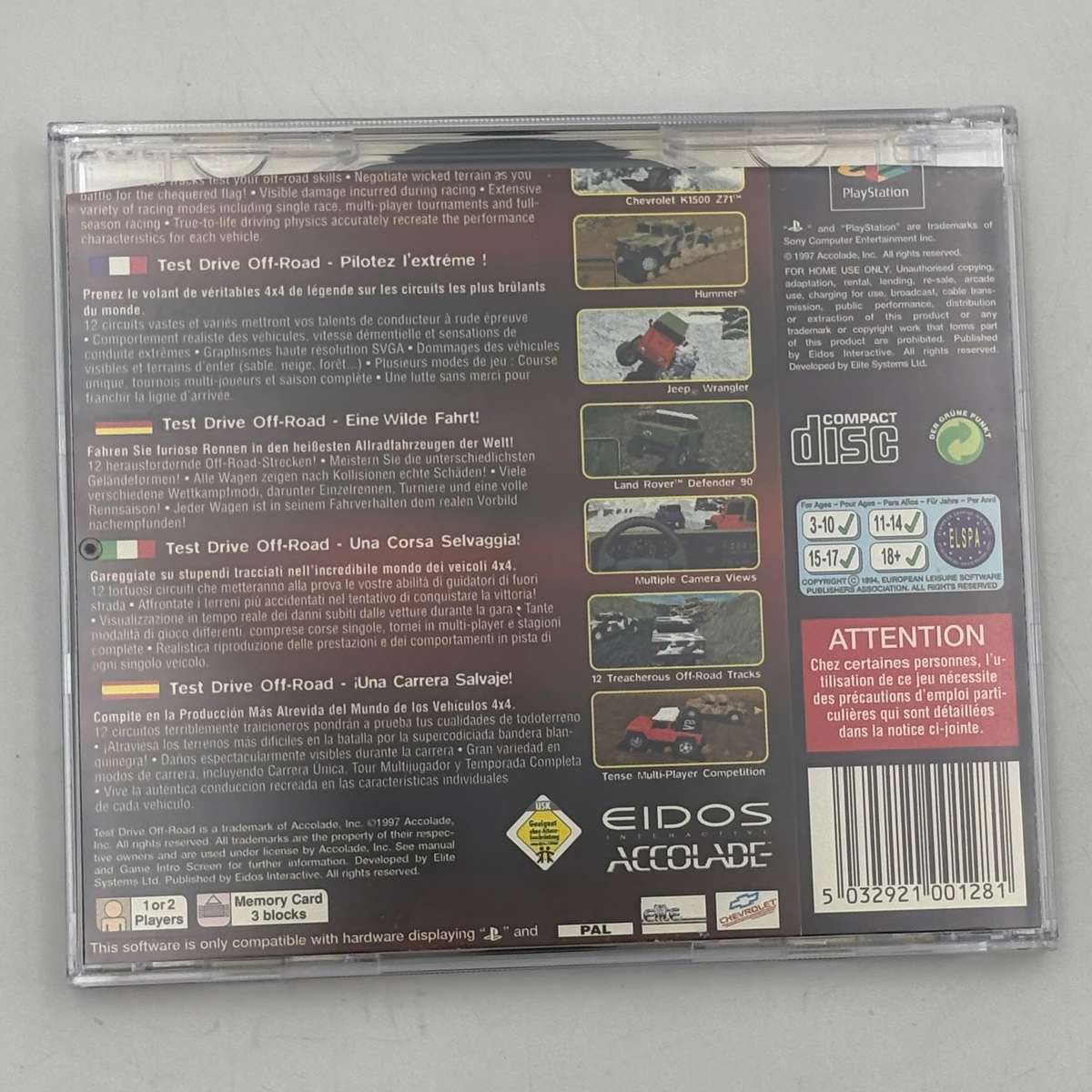 Test Drive: Off-Road (PS1)