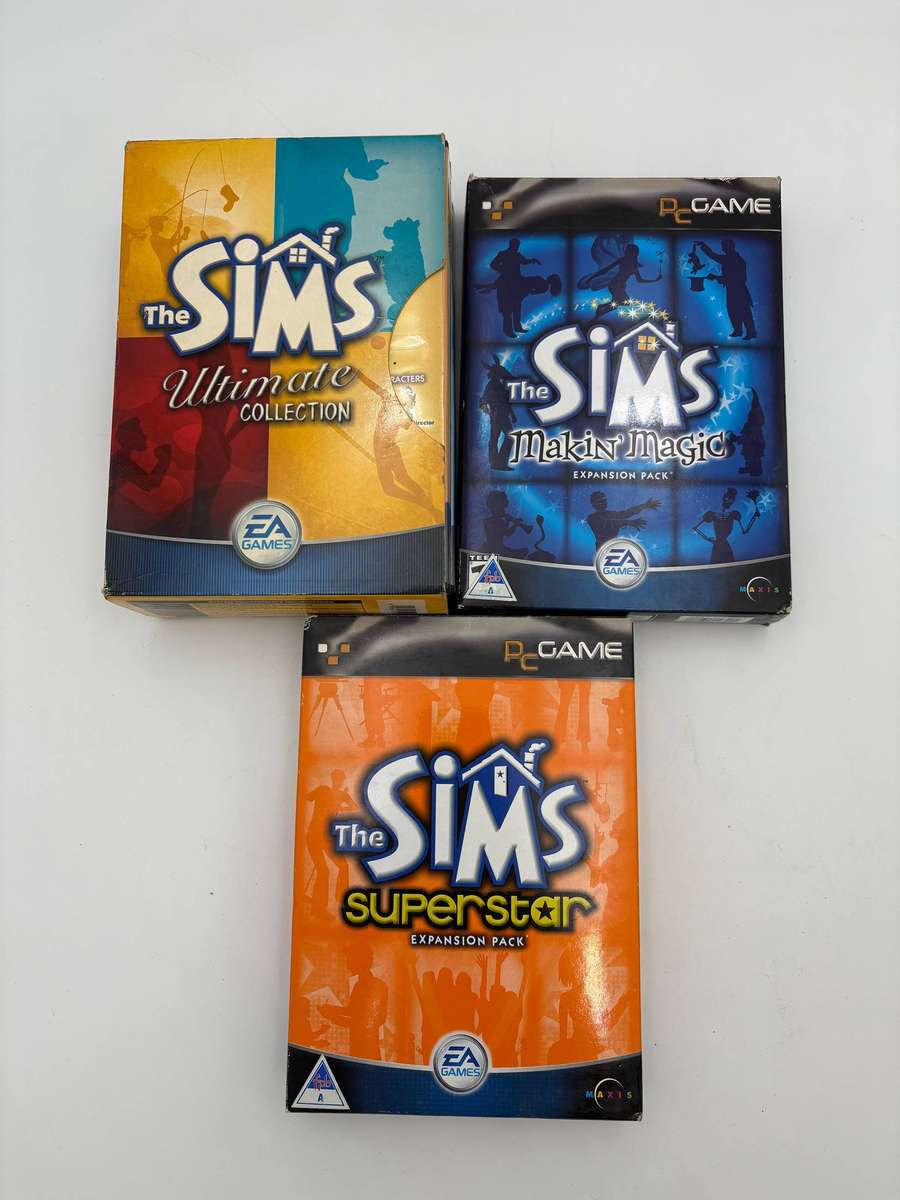The Sims  Original PC Games Lot (Complete Discs, VG+ Condition)