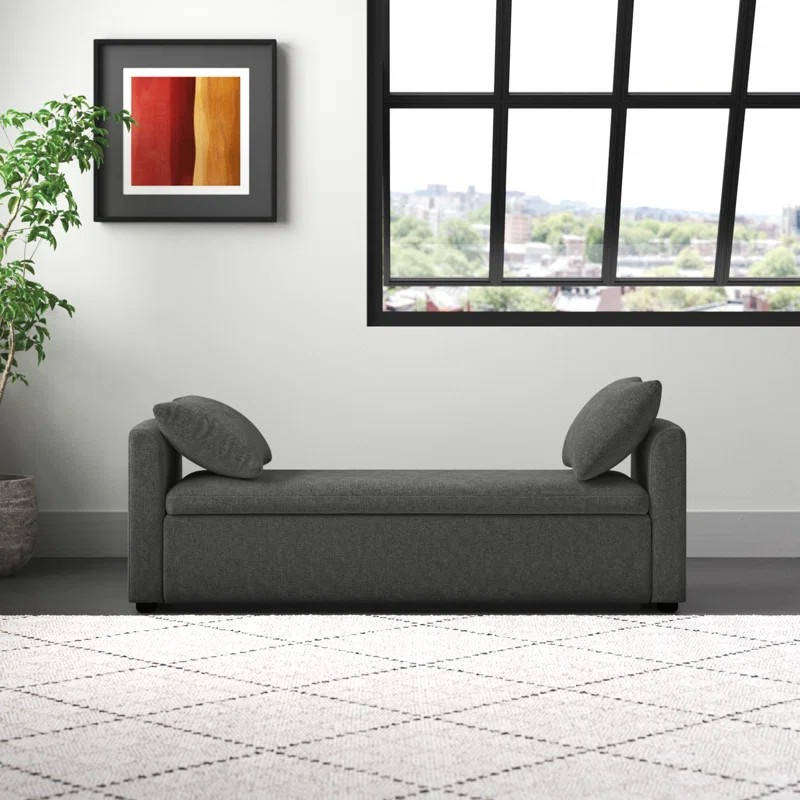 Pro-T Storage Bench with Two Pillows queen size