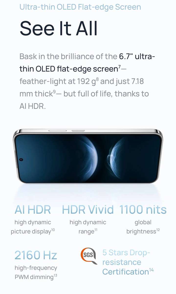 Huawei Nova 14 with 256GB + 12GB