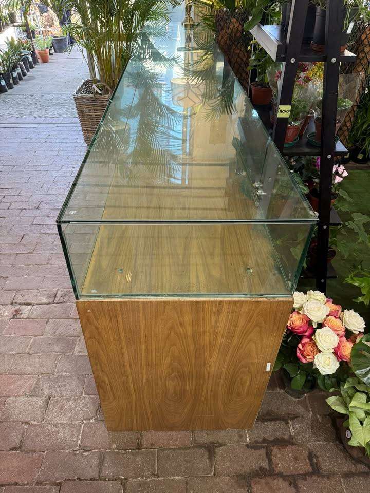 Shop Display Counter / Cabinet with Glass Top