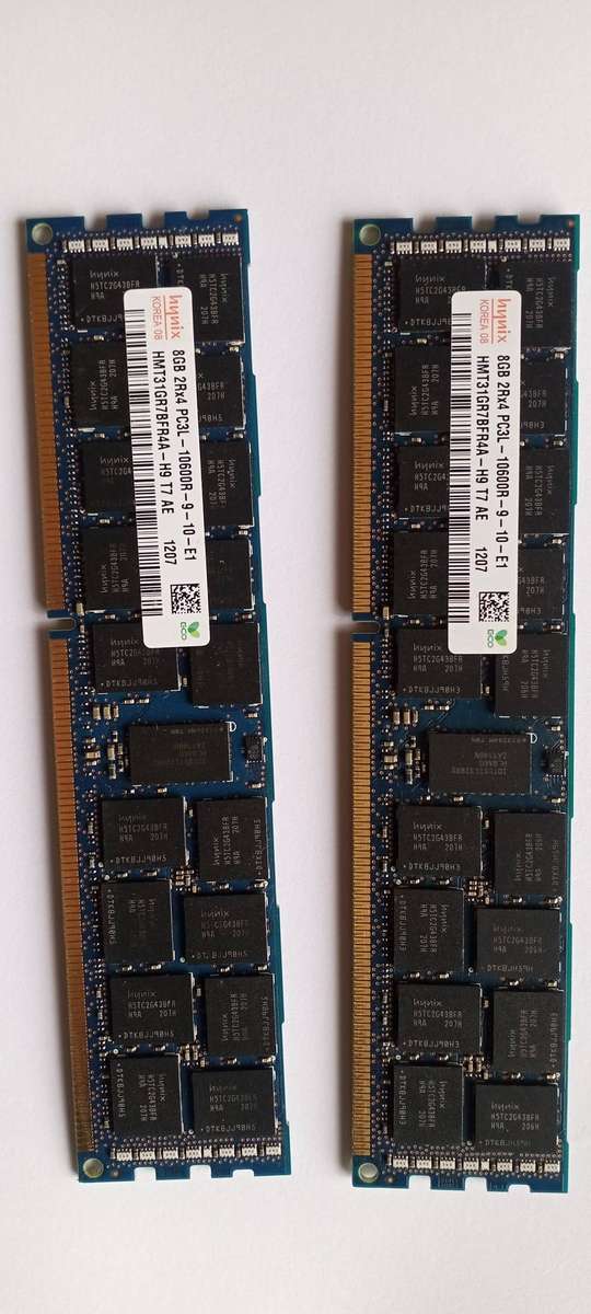 SKHynix RDIMM 8-Gigabyte Rams @DDR3